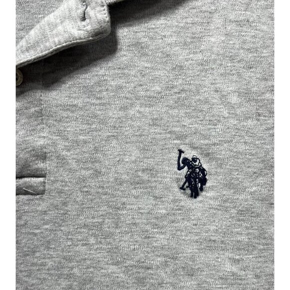 U.S Polo ASSN - Men's Short Sleeve T-Shirt - Grey - Large - Picture 13 of 14